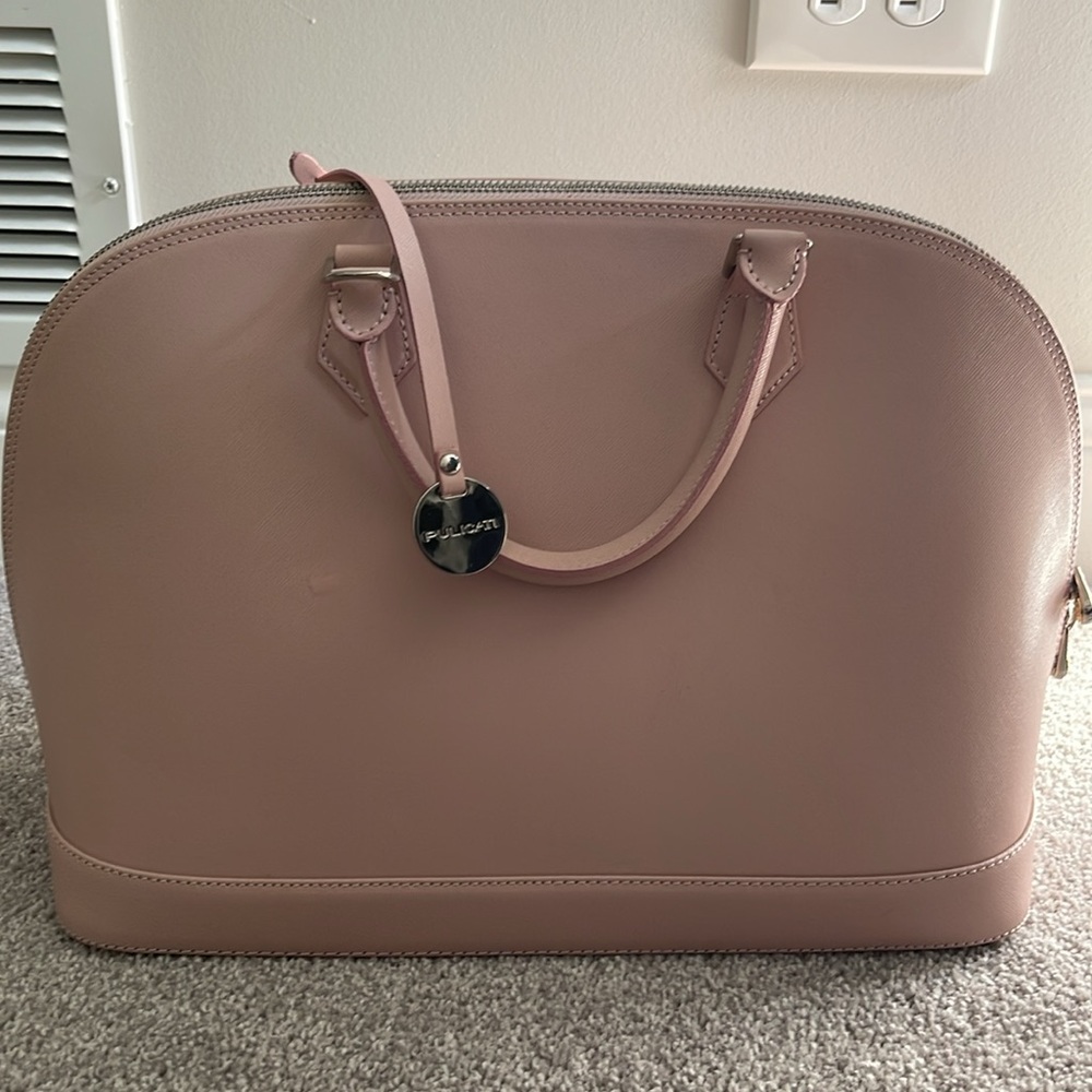 Pulicati pink bowler bag- like new